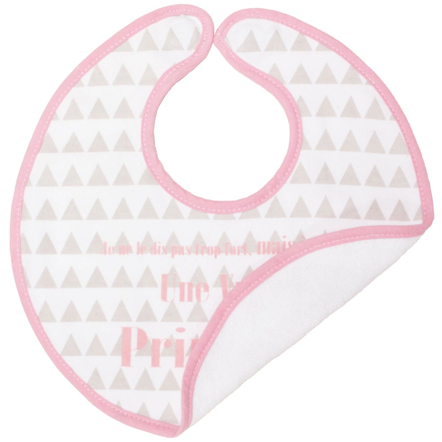 Bavoir aimanté Couronne - naissance -
