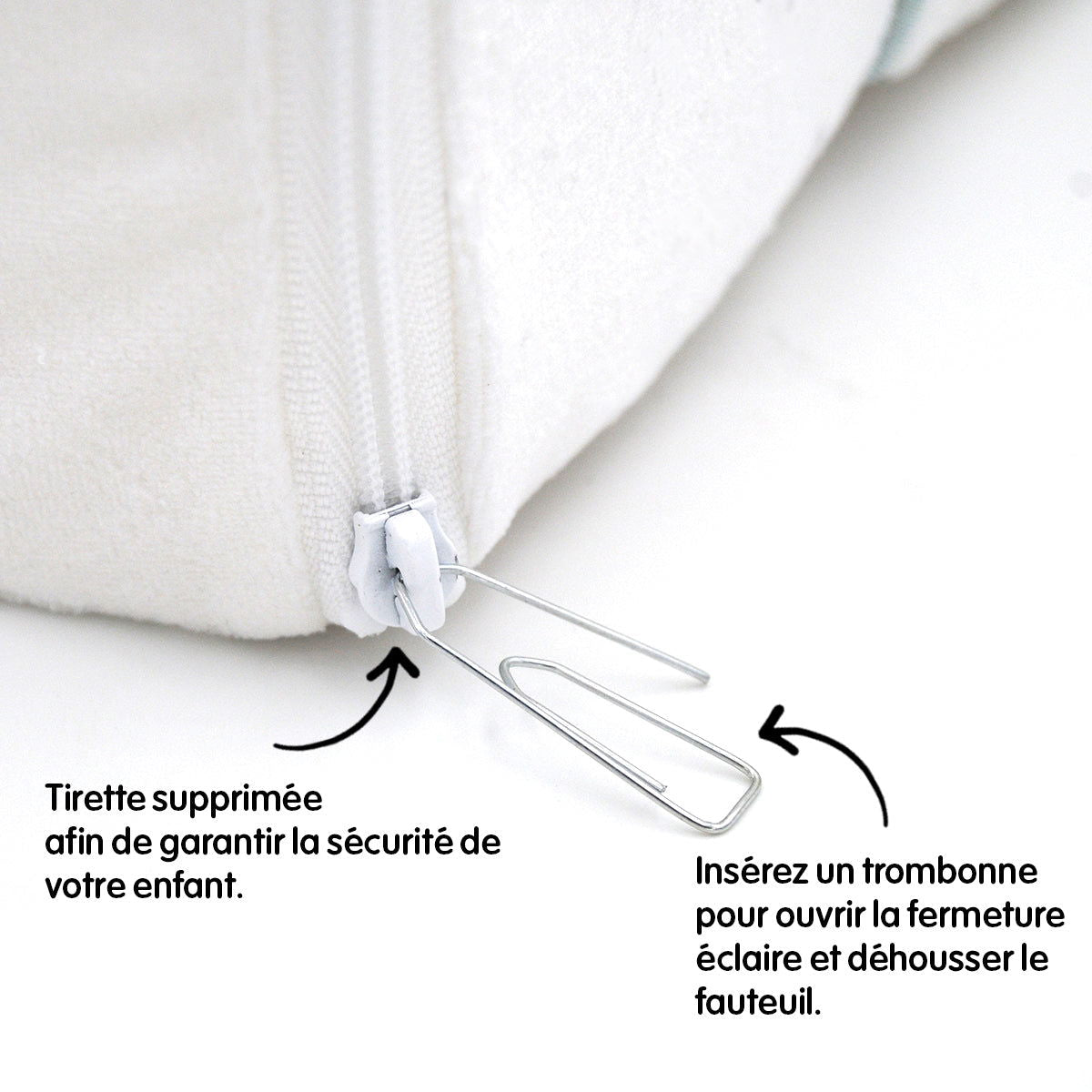 Fauteuil enfant déhoussable Etoile Filante -