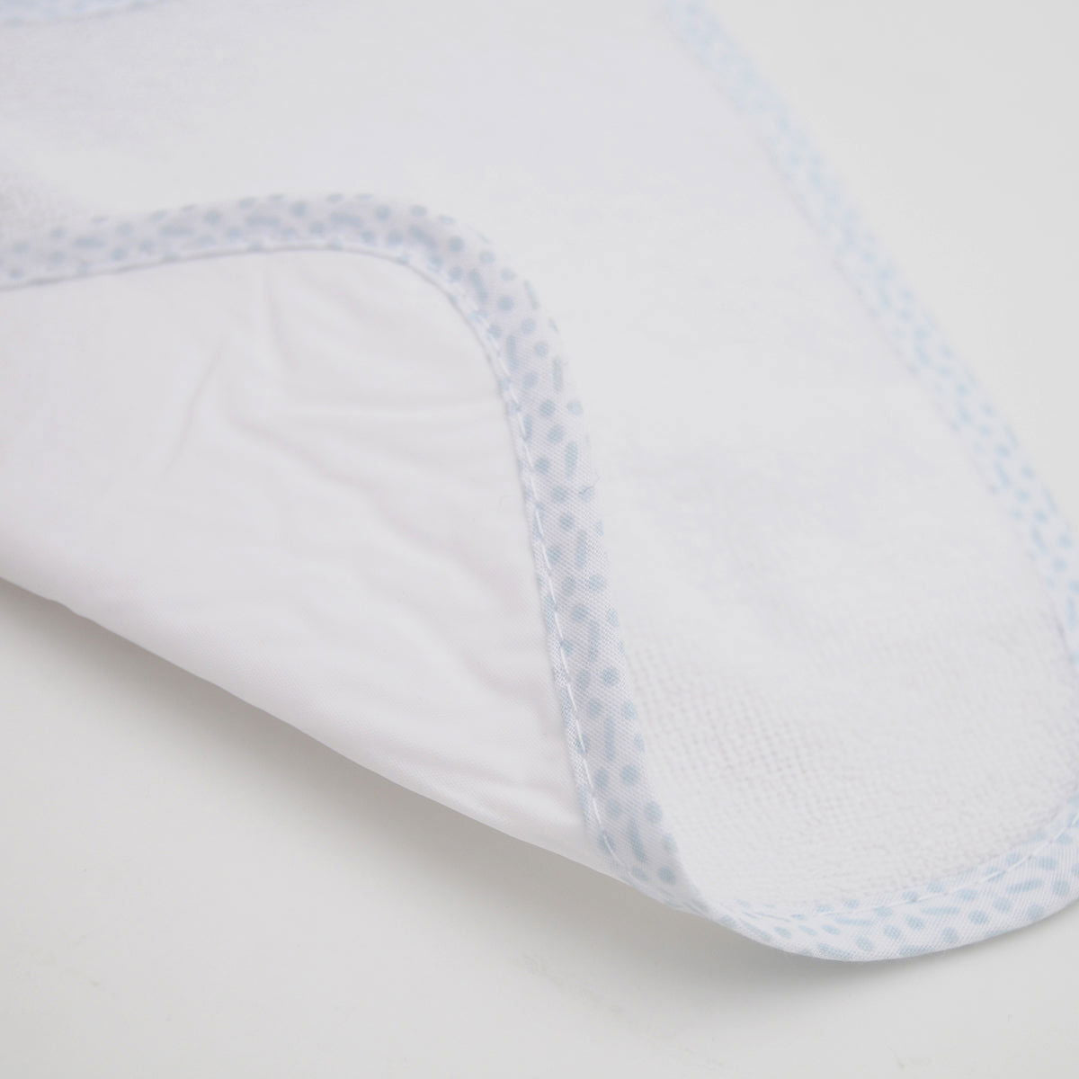 Lot de 2 bavoirs naissance plastifiés Bleu -