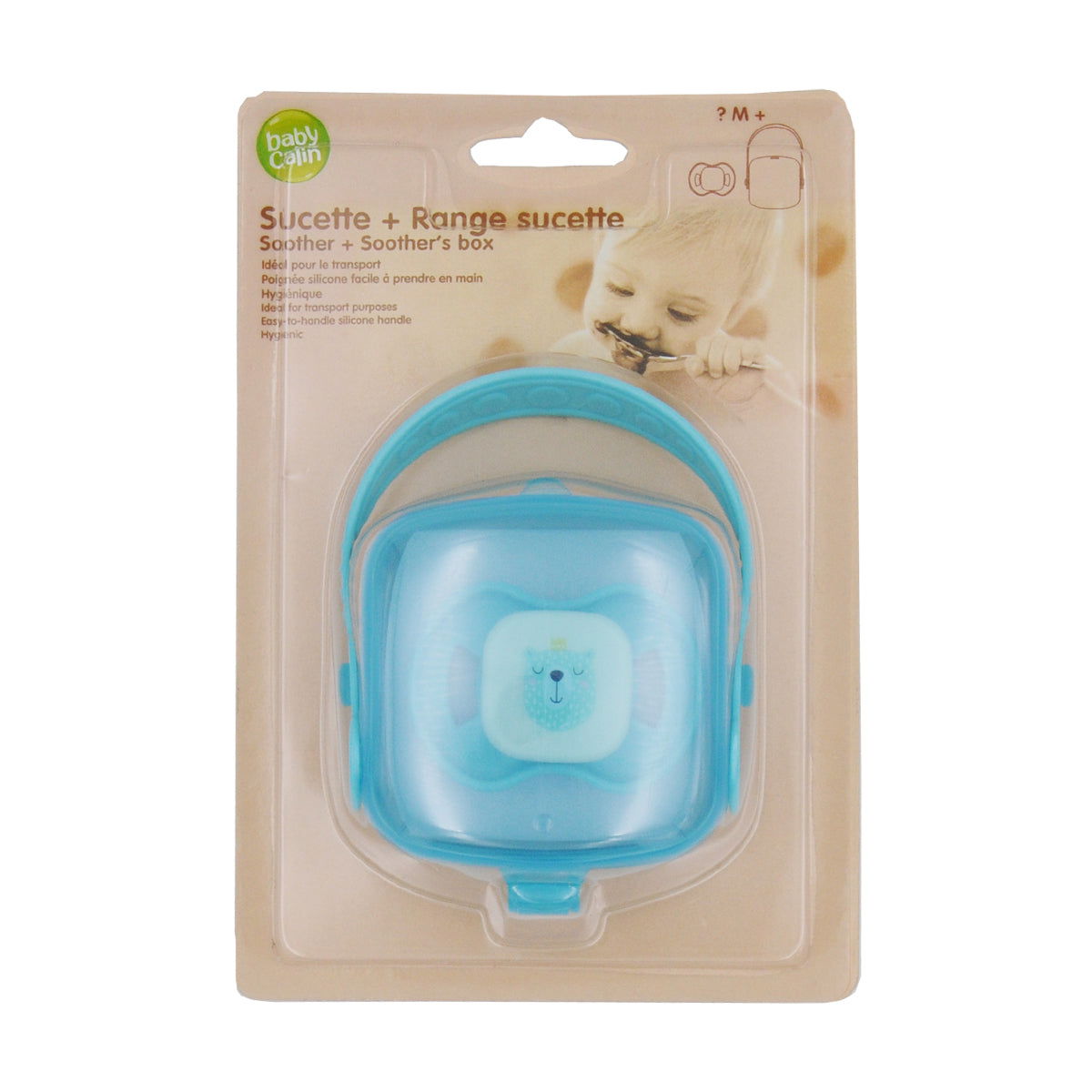 Sucette + range-sucette Ours bleu -