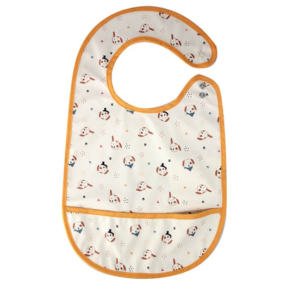 Bavoir bébé 6 mois 24x39 cm en Polyester Toutou
