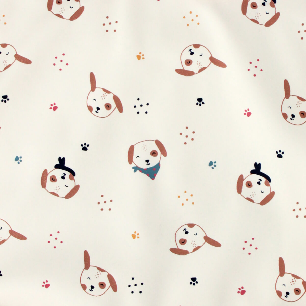 Bavoir bébé 6 mois 24x39 cm en Polyester Toutou
