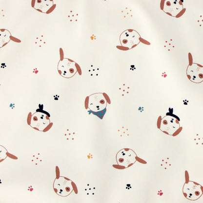 Bavoir bébé 6 mois 24x39 cm en Polyester Toutou