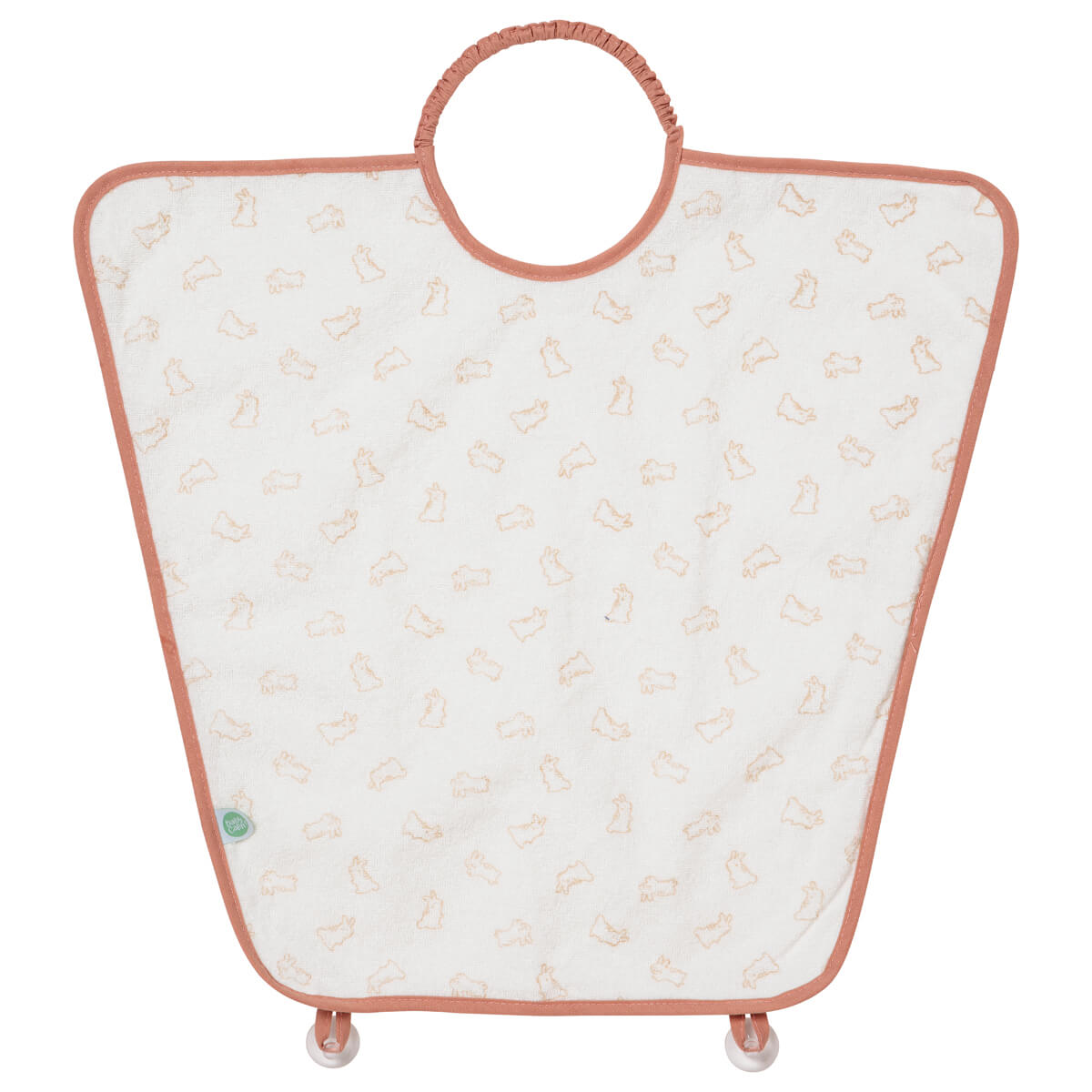 Bavoir maternelle 24 mois Greenland Lapins - Bavoir élastique à ventouses 45x40 cm