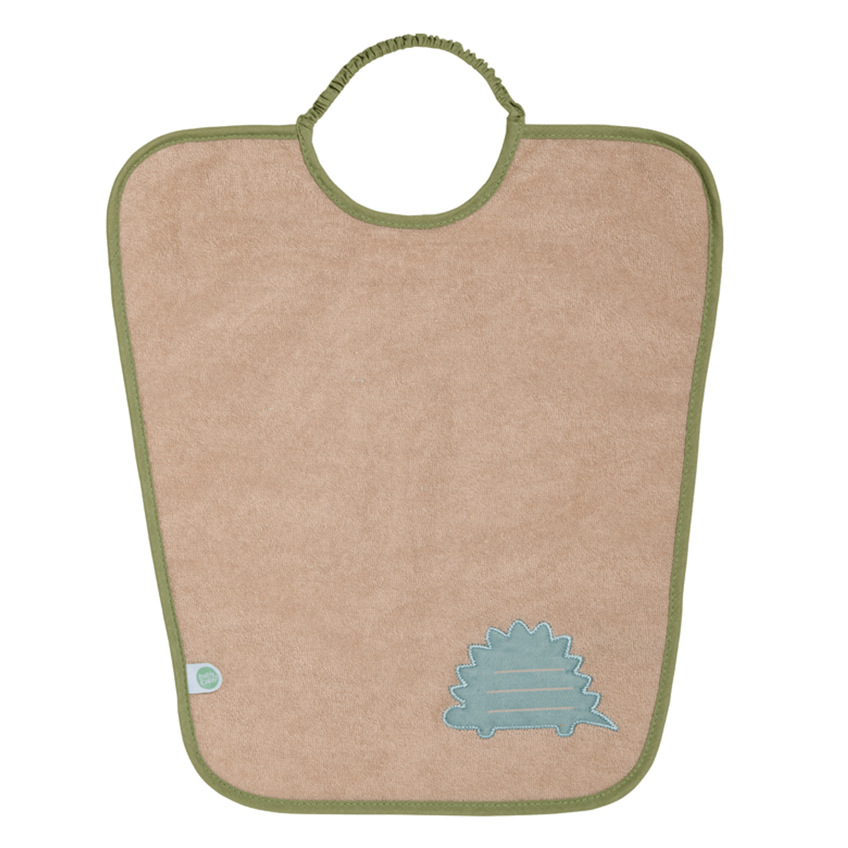Bavoir maternelle 35x38 cm éponge avec étiquette prénom - Bavoir 24 mois - Dinosaures