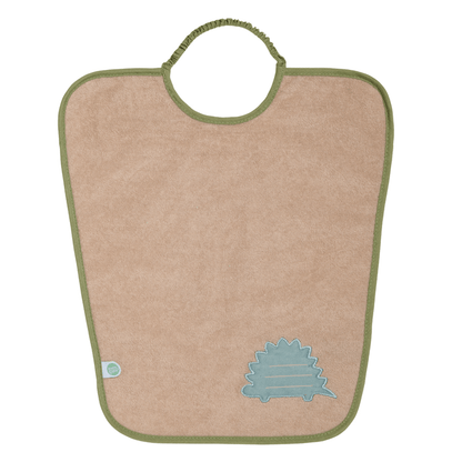 Bavoir maternelle 35x38 cm éponge avec étiquette prénom - Bavoir 24 mois - Dinosaures