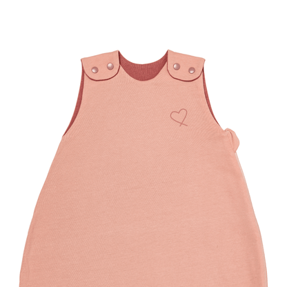 Gigoteuse été 0-6 mois 65 cm - Gigoteuse Tog 0,5 pour bébé - Rosée Cœur