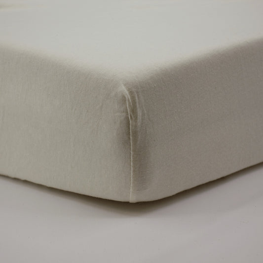 Drap-housse bébé 45x85 cm - Drap housse berceau - Uni Jersey Écru