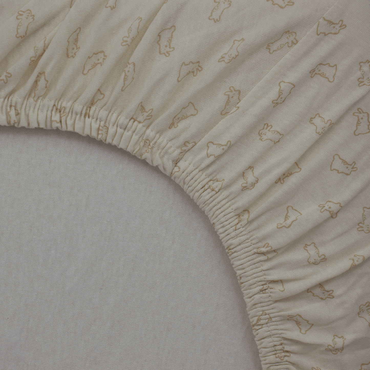 Drap-housse 60x120 cm - Lot de 2 - Coton Greenland / Blé