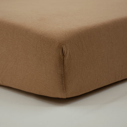 BB Kit sommeil 4 draps-housse bébé 60x120 cm Coton - Tons Beige / Marron