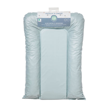 Matelas à langer bébé Flocons Bleu Vert - Matelas à langer pour bébé 50x70 cm