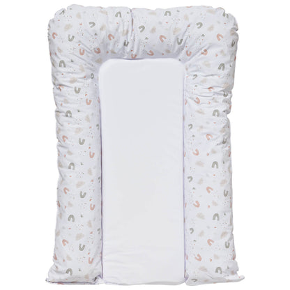 BB Kit hygiène - Matelas à langer Arc en ciel + Housse éponge Noix de Pécan
