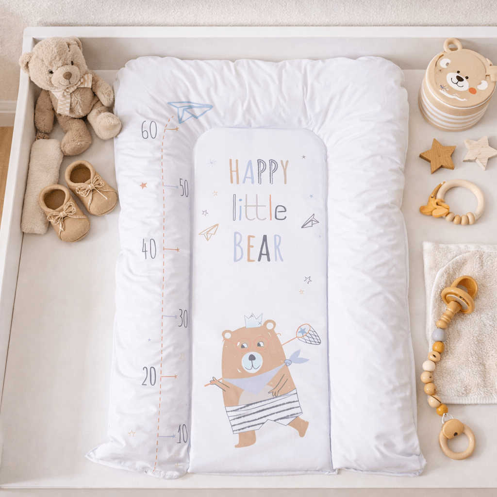 Matelas à langer Flocons 50x70 cm - Matelas à langer pour bébé en PVC - Little Bear