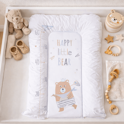 Matelas à langer Flocons 50x70 cm - Matelas à langer pour bébé en PVC - Little Bear
