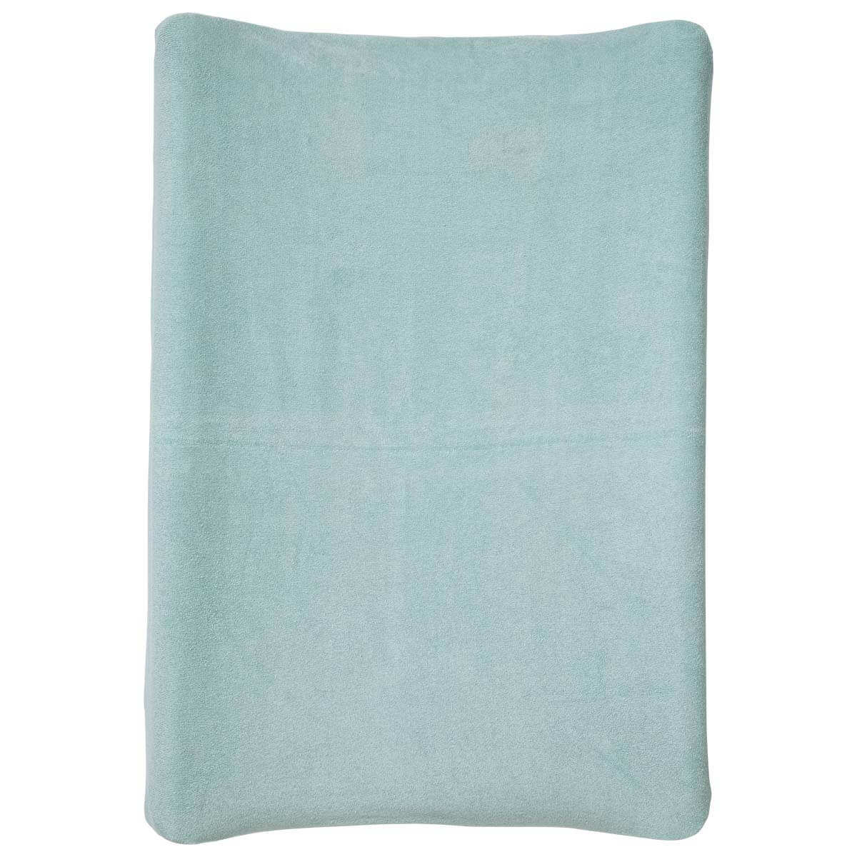Housse pour matelas à langer Bleu Vert en éponge - Housse matelas à langer 50x70 cm