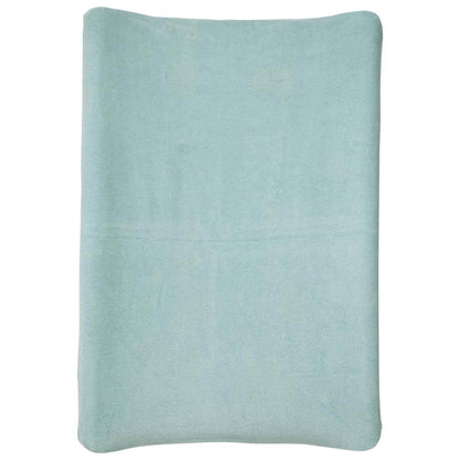Housse pour matelas à langer Bleu Vert en éponge - Housse matelas à langer 50x70 cm