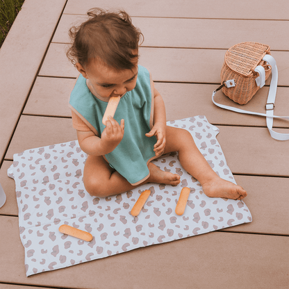 Tapis à langer pliant 40x58 cm - Matelas à langer nomade PVC - Léopard