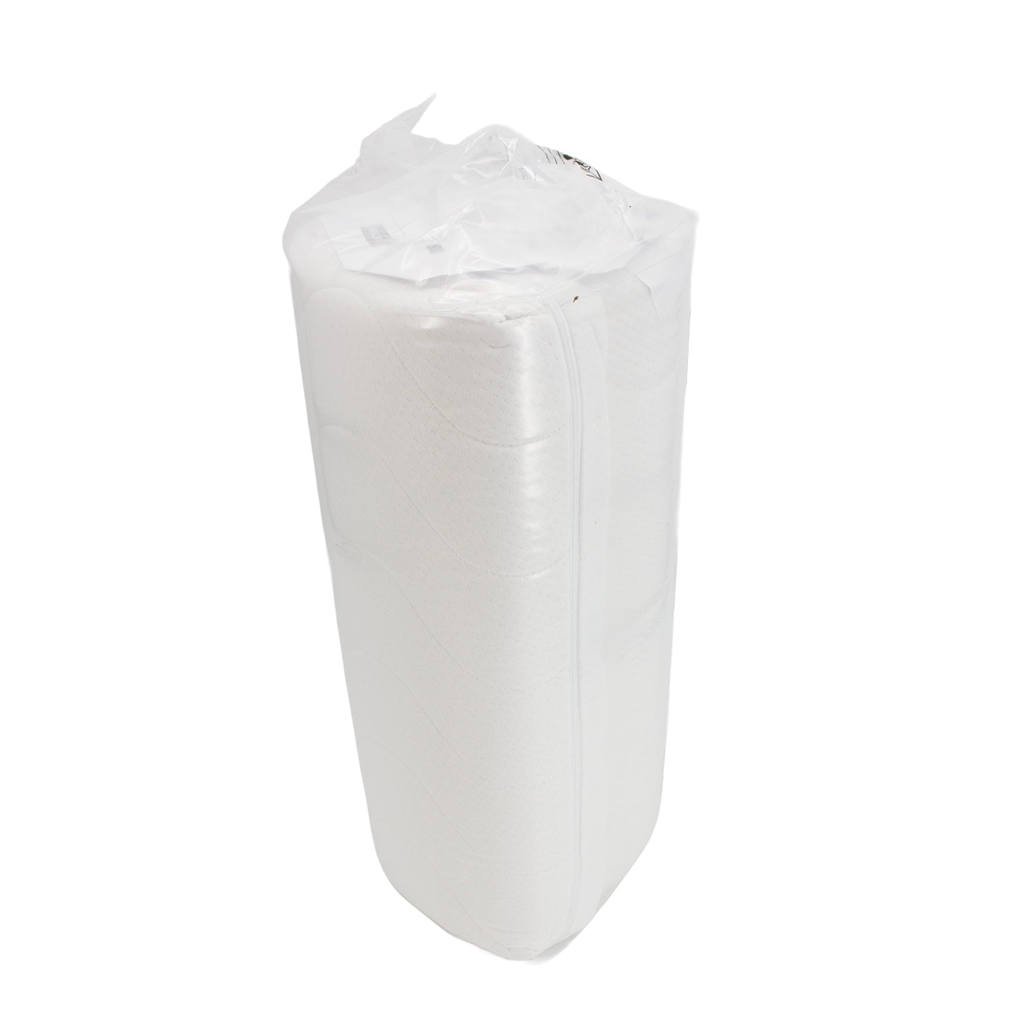 Matelas bébé maxi confort 70x140cm 10 cm, roulé et emballé sous film plastique