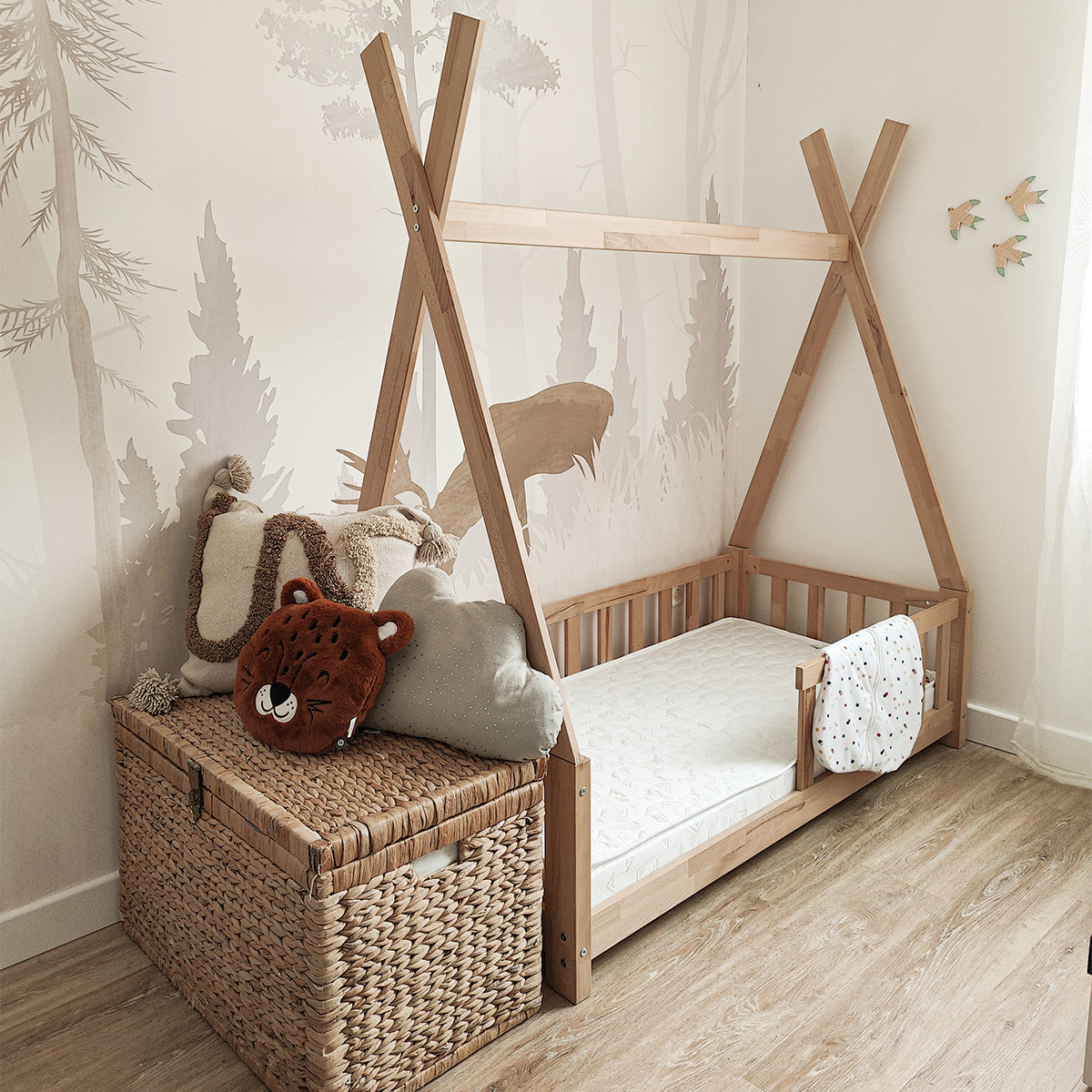 Matelas bébé Climatisé Été / Hiver - Matelas 60x120 cm - Couchage ferme