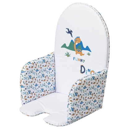 BB Kit repas - Tablier et Coussin de chaise haute Funny Dino - 12 mois - BB Malin