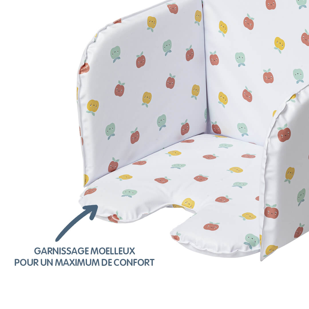 BB Kit repas - Tablier et Coussin de chaise haute Smoothie - 12 mois - BB Malin
