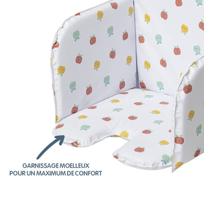 BB Kit repas - Tablier et Coussin de chaise haute Smoothie - 12 mois - BB Malin