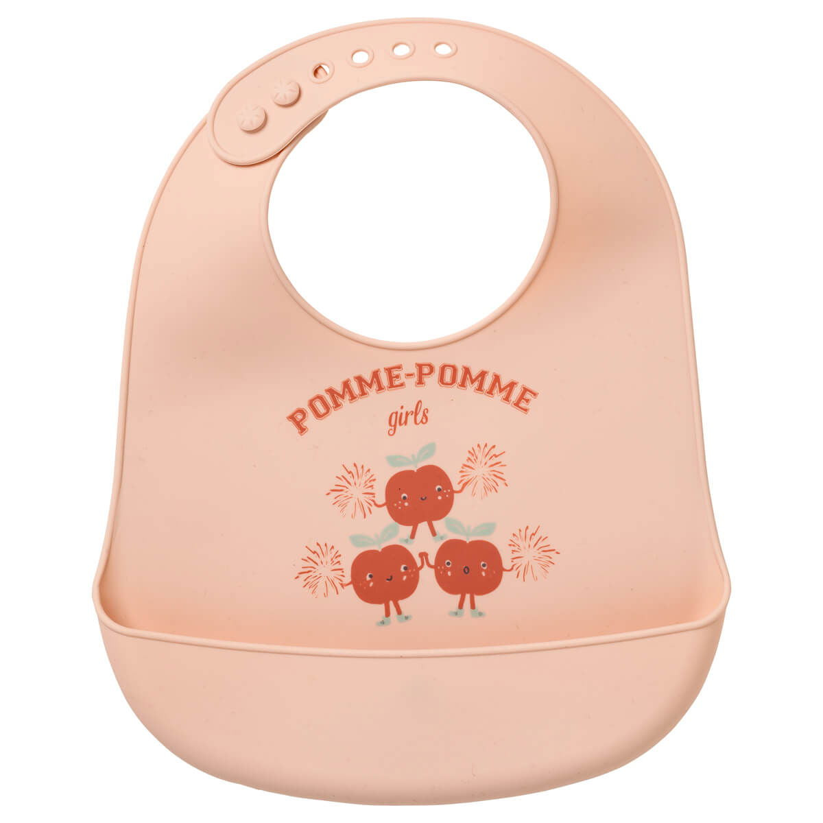 Bavoir à réservoir imperméable 6 mois - Smoothie Pomme - Babycalin