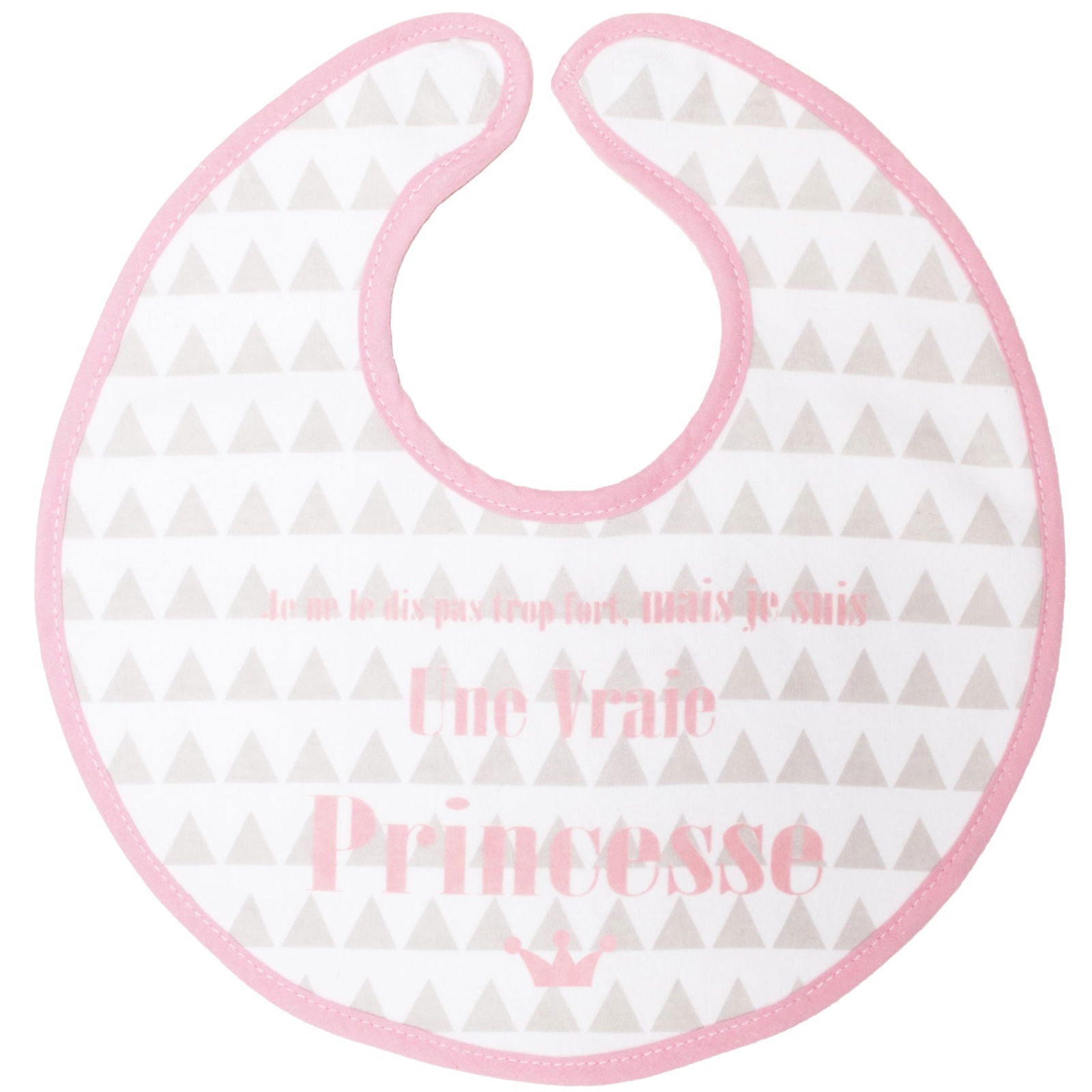 Bavoir aimanté Couronne - naissance - Babycalin