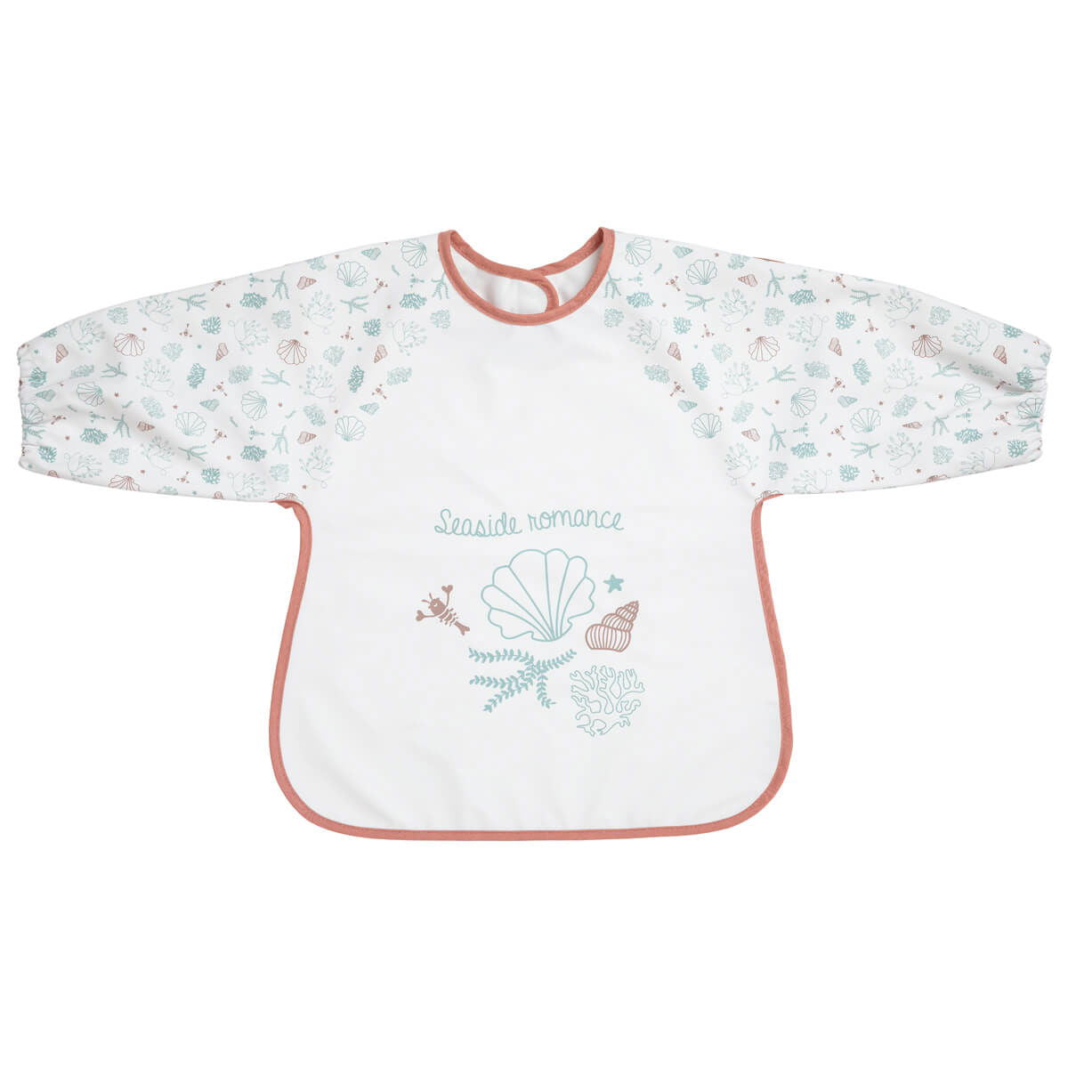 Bavoir tablier enduit 12 mois - Seaside Romance - BB Malin