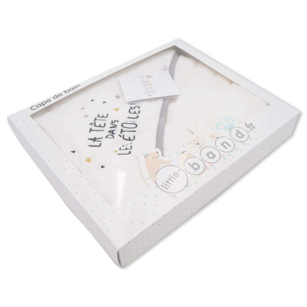Cape de bain Etoile Filante 70x70 cm - BB Malin