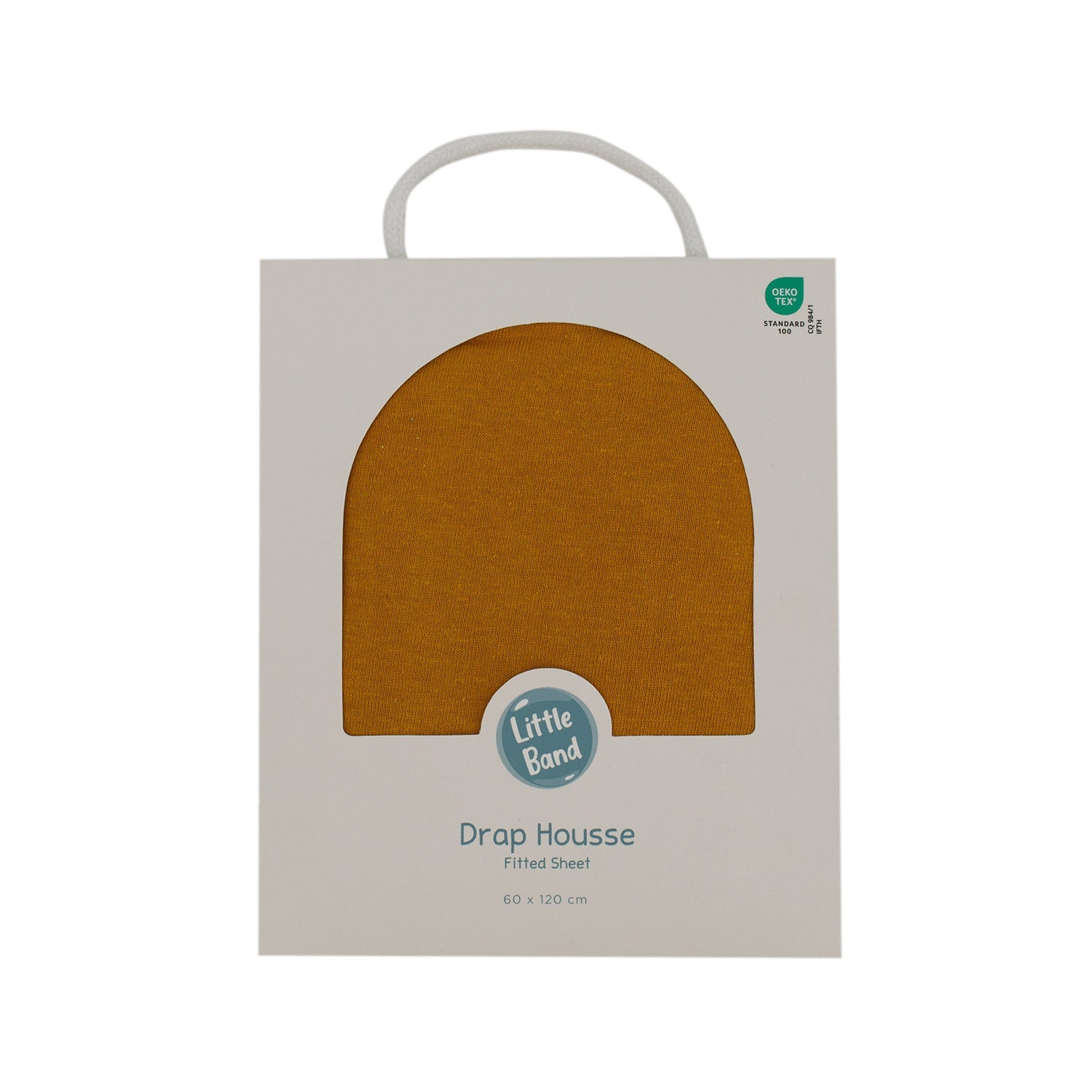 Drap-housse 60x120 cm en Coton Pollen - BB Malin