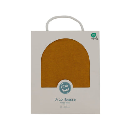 Drap-housse 60x120 cm en Coton Pollen - BB Malin