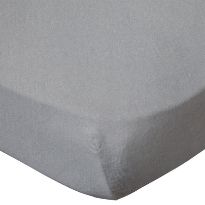 Drap housse berceau 83x50 cm bio - Gris - BB Malin
