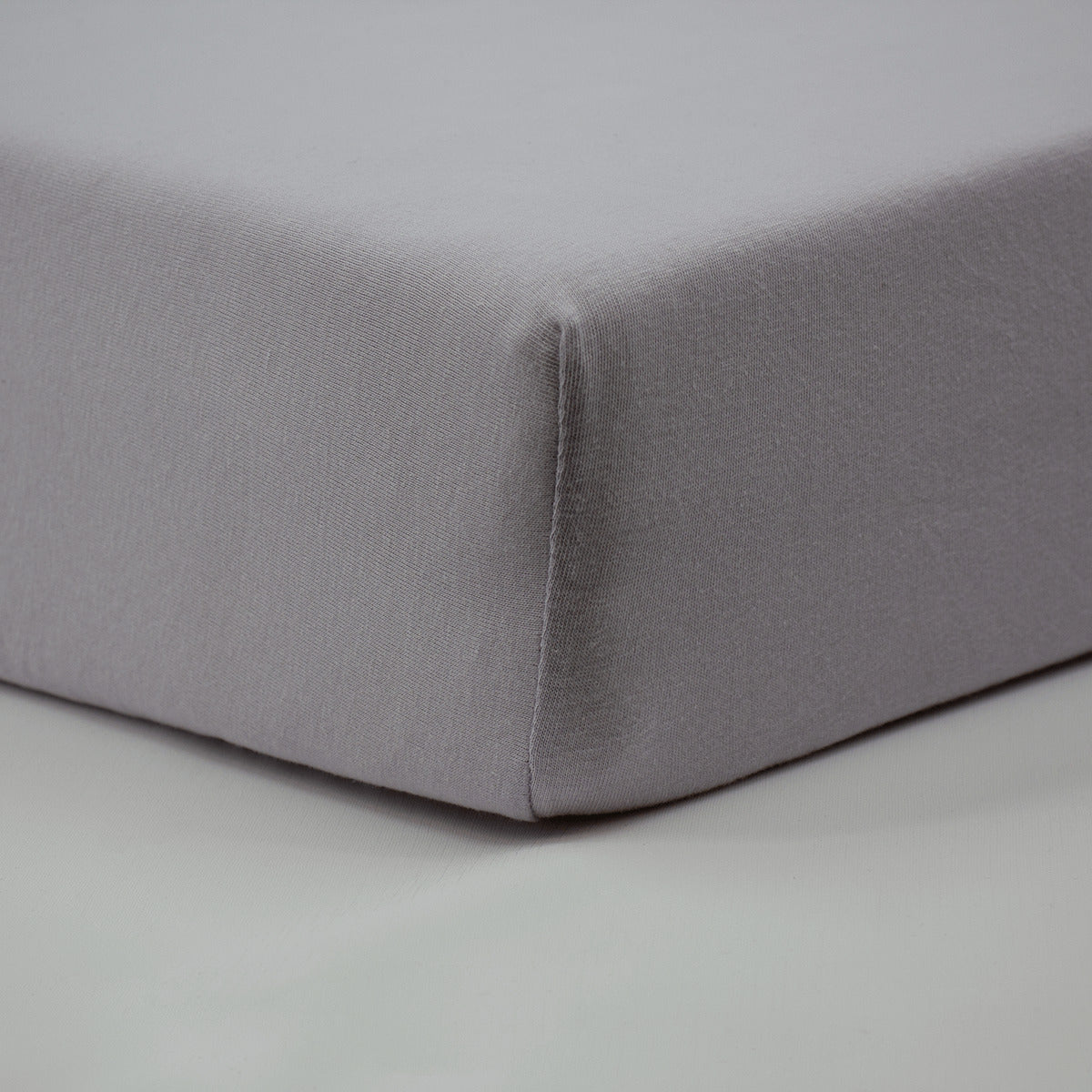 Drap housse uni 40x80 cm Gris - BB Malin