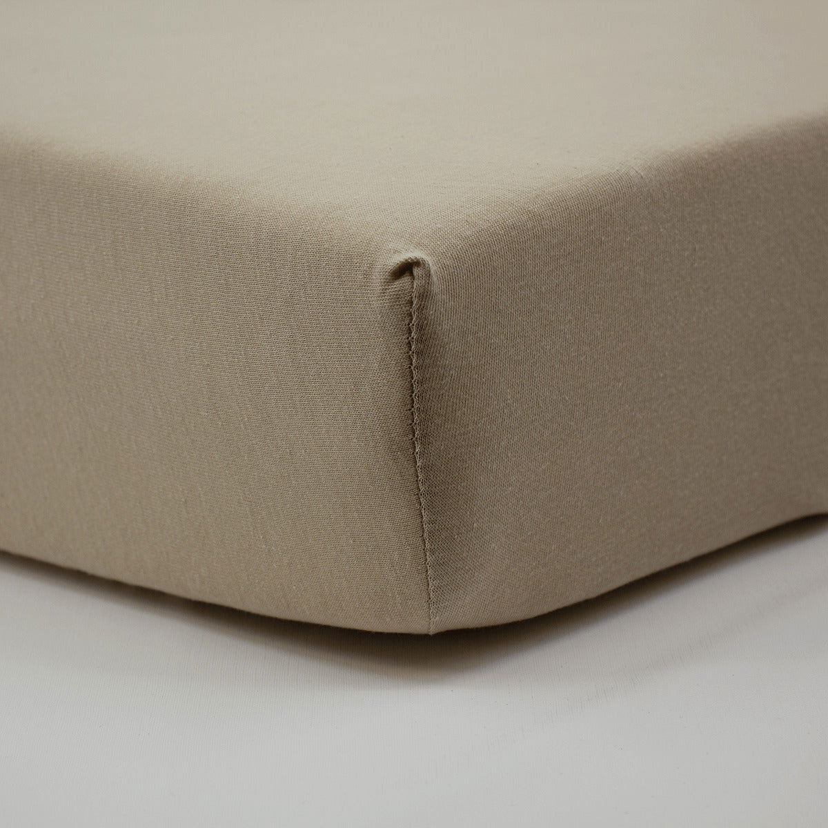 Drap housse uni 40x80 cm Taupe - BB Malin
