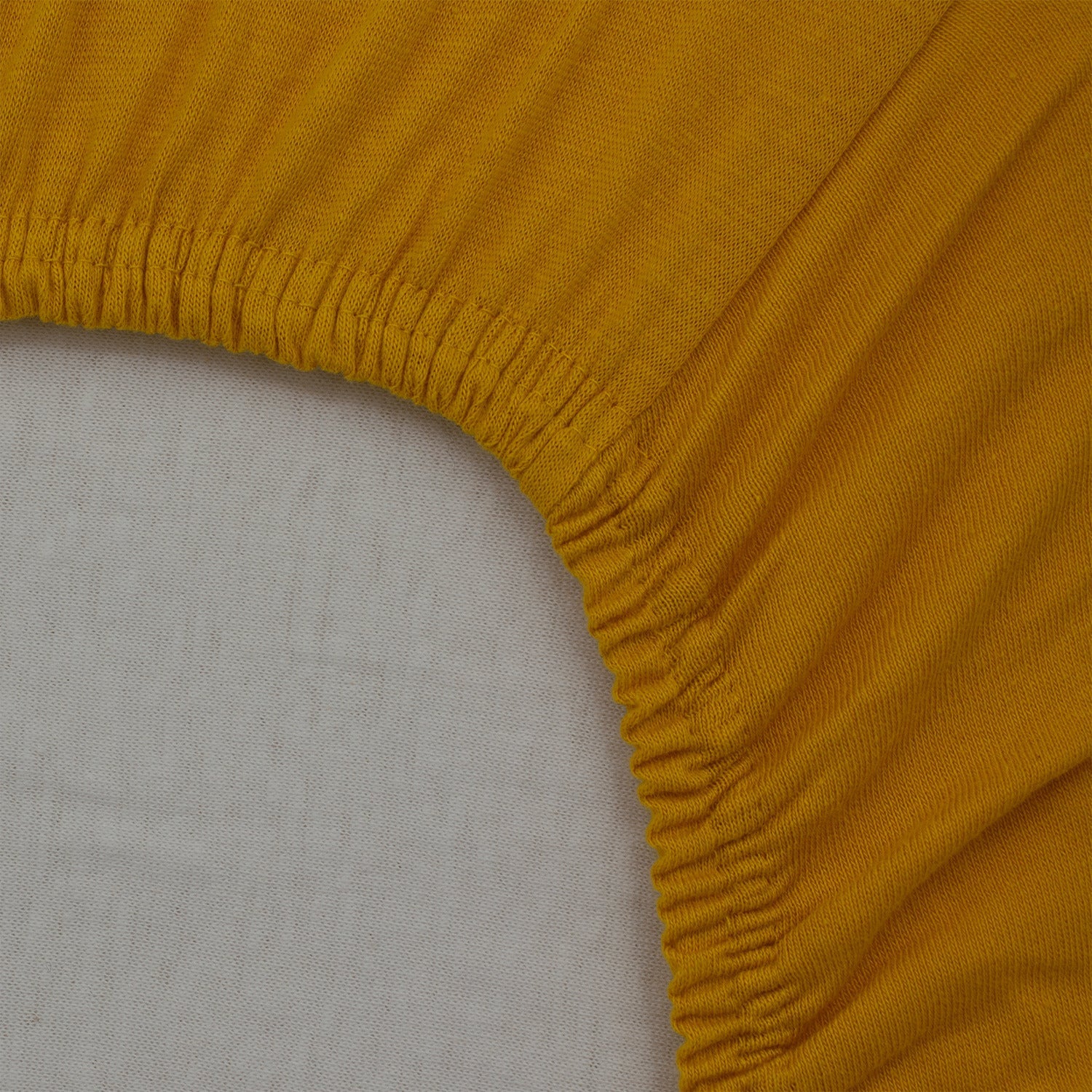 Drap housse uni 60x120 cm - Moutarde - BB Malin