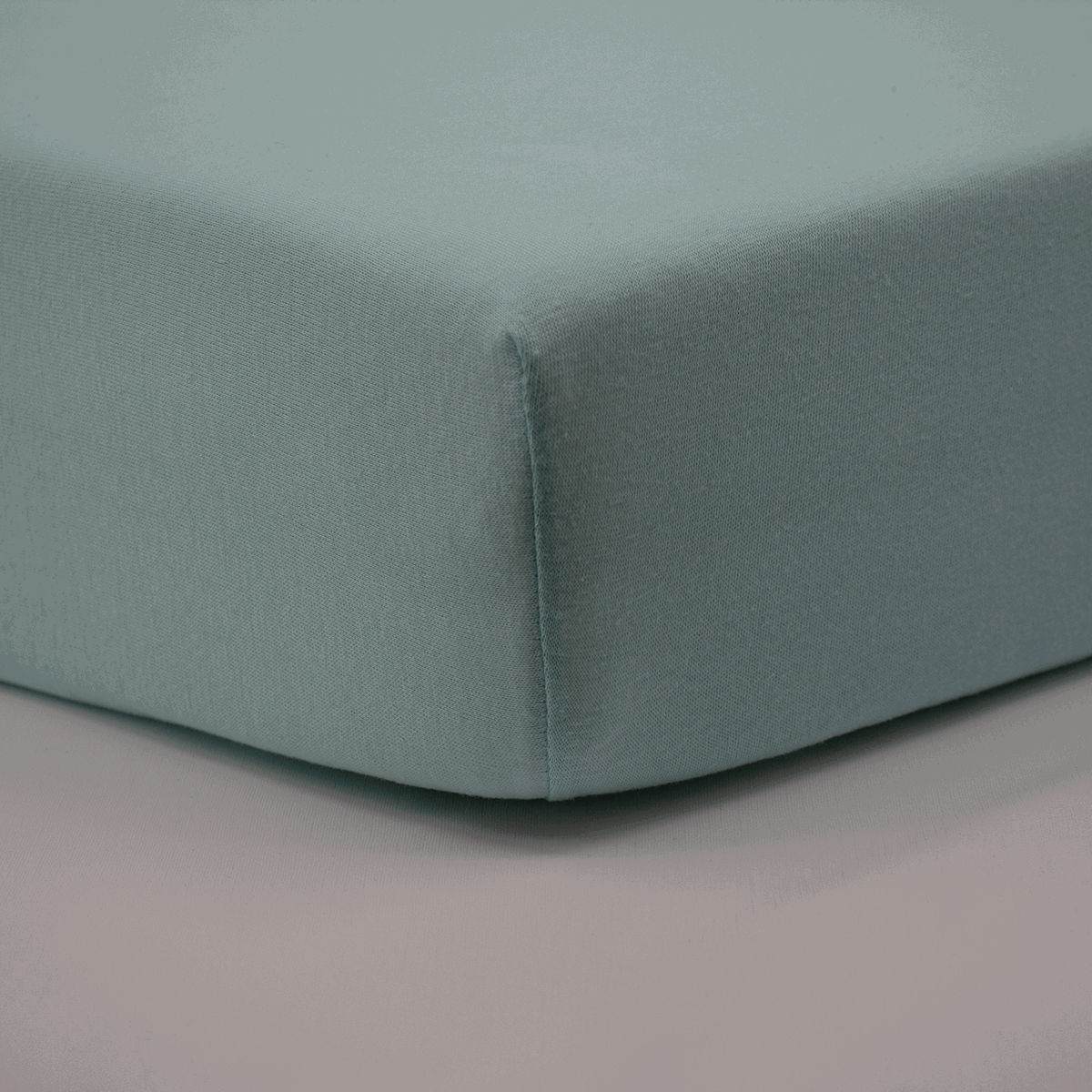 Drap housse uni 60x120 cm - Turquoise - BB Malin