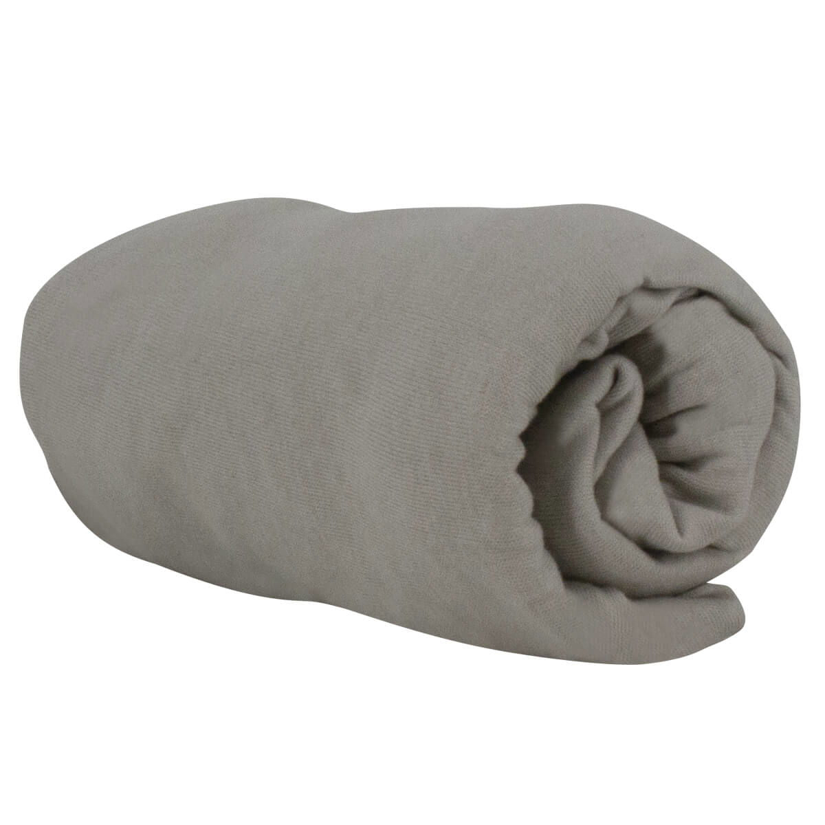 Drap housse uni 70x140 cm - Gris - BB Malin