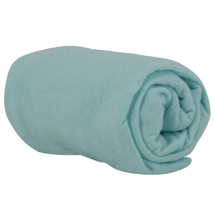 Drap housse uni 70x140 cm - Turquoise - BB Malin