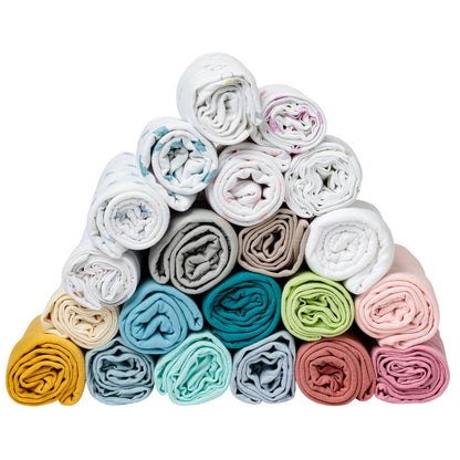 Drap housse uni 70x140 cm - Turquoise - BB Malin