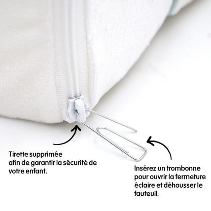 Fauteuil enfant déhoussable Etoile Filante - 