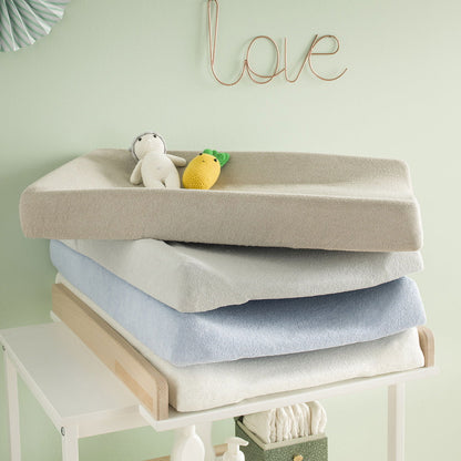 Housse de matelas à langer en éponge 50x70 cm Moutarde - 