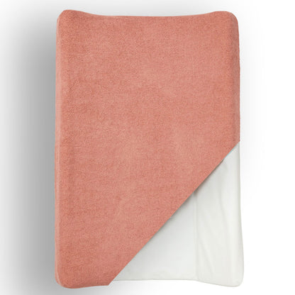 Housse de matelas à langer en éponge 50x70 cm Terracotta - 