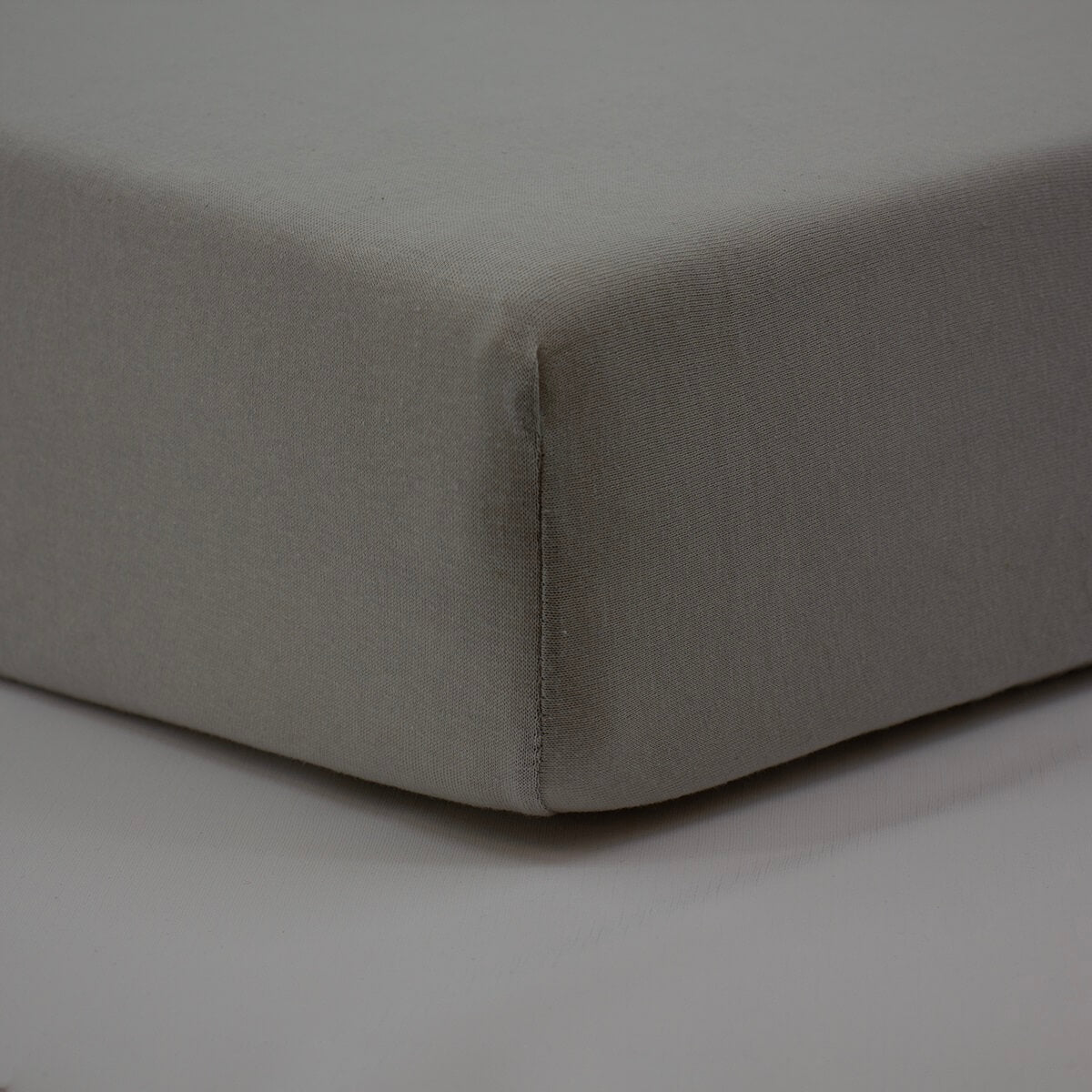 Drap-housse 70x140 cm Gris Perle - Drap housse bébé jersey 100% coton