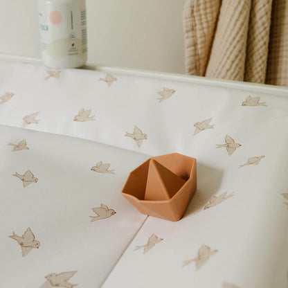 Matelas à langer bébé Luxe Oiseaux - Matelas à langer pour bébé 50x70 cm
