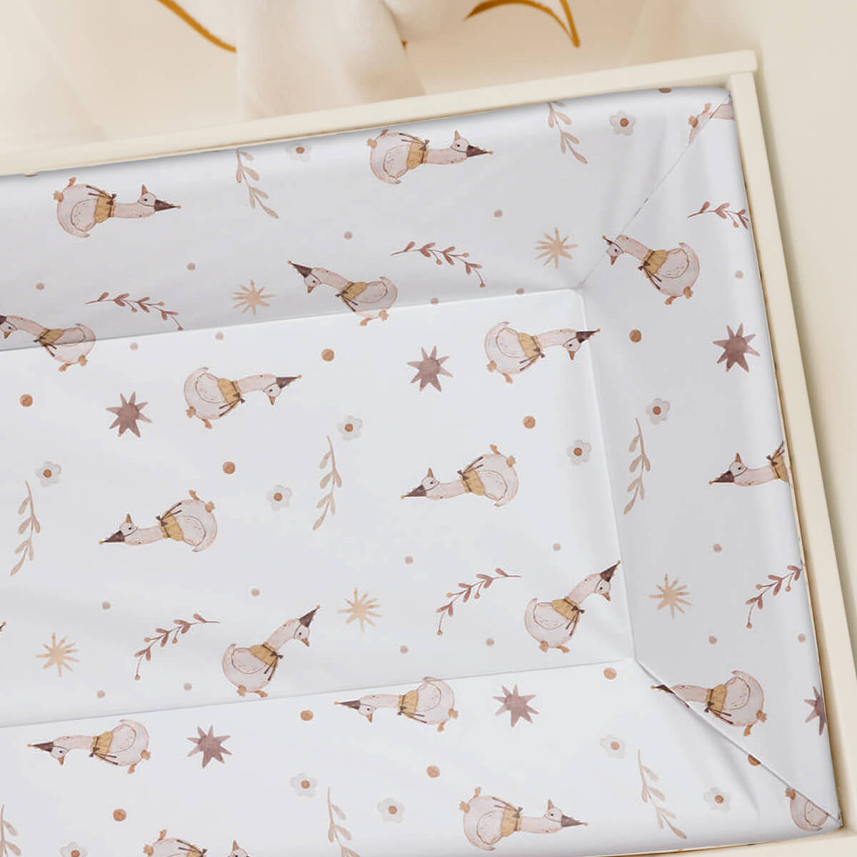 Matelas à langer bébé Luxe Oies - Matelas à langer pour bébé 50x70 cm