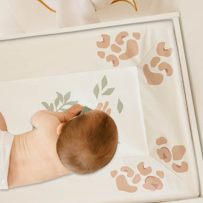 Matelas à langer bébé Luxe Jungle Léopard - Matelas à langer pour bébé 50x70 cm