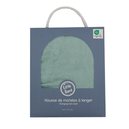 Housse pour matelas à langer Lagon en éponge - Housse matelas à langer 50x70 cm