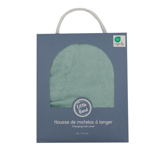 Housse pour matelas à langer Lagon en éponge - Housse matelas à langer 50x70 cm
