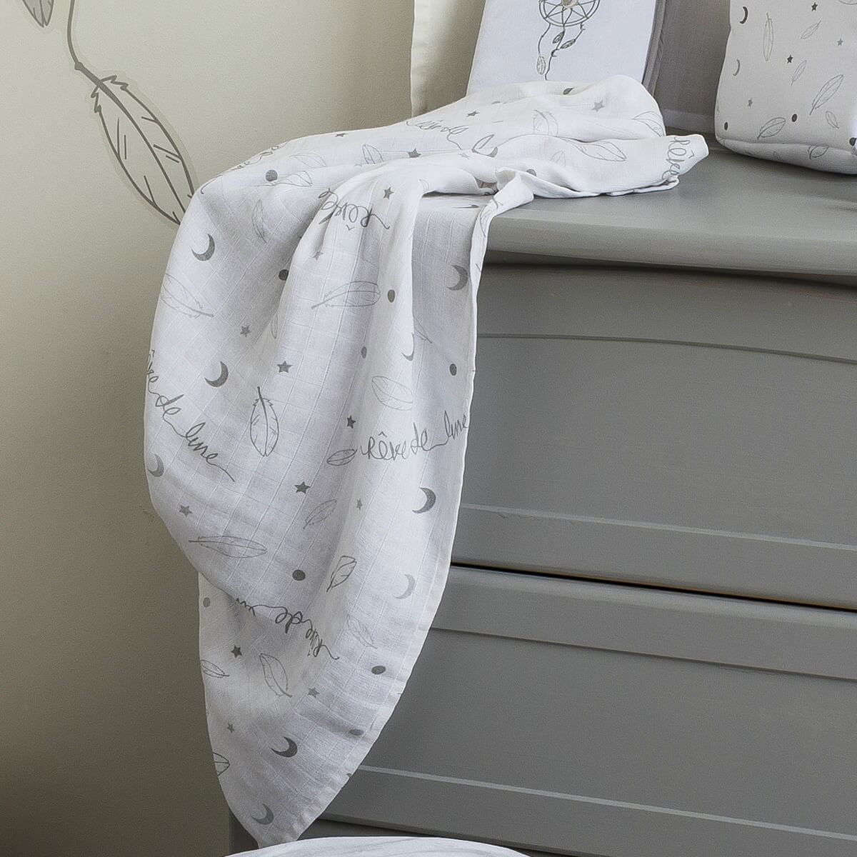Lange imprimé 110x110 cm - Attrape Rêve - 